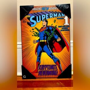 New Superman wood wall decor 13x19